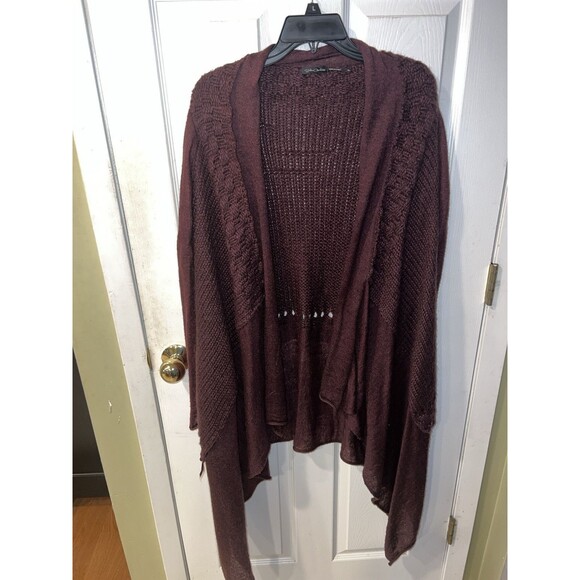 Stella Carakasi cardigan Womans Large Purple Angora sweater cabincore cozycore - Picture 7 of 7